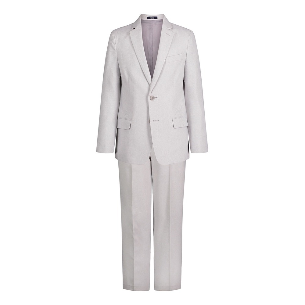 Nautica Big Boys Pindot 2 Piece Suit Set - Gray -‎ Size 18